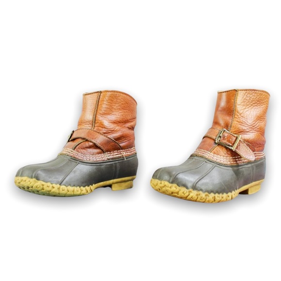 Vintage LL Bean Maine Pull On Hunting Duck Boots Size 6 - Picture 2 of 9